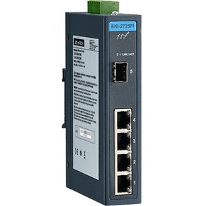 Advantech 4 GE + 1 SFP Ind. Unmanaged Switch W/T - EKI-2725FI-AE