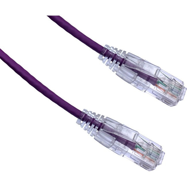 Axiom 1FT CAT6 BENDnFLEX Ultra-Thin Snagless Patch Cable 550mhz (Purple) - C6BFSB-P1-AX