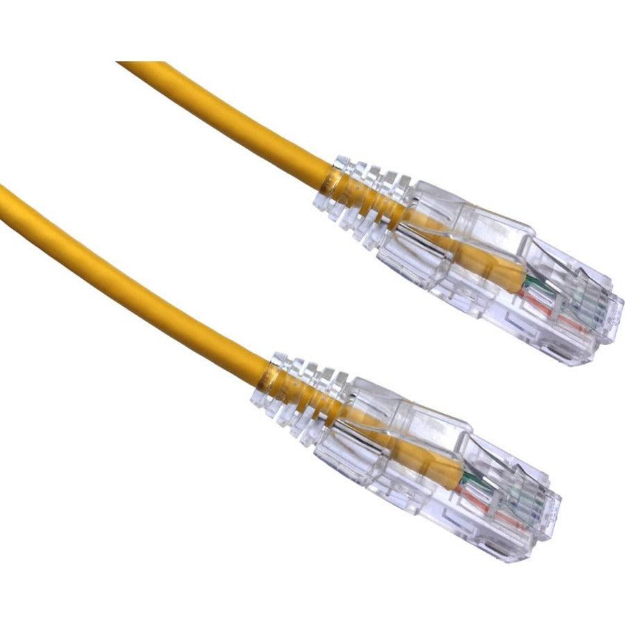 Axiom 12FT CAT6 BENDnFLEX Ultra-Thin Snagless Patch Cable 550mhz (Yellow) - C6BFSB-Y12-AX