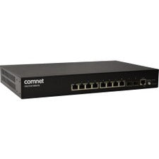 ComNet Commercial Grade 10 Port Gigabit Managed Ethernet Switch with 30 W PoE+ - CWGE10FX2TX8MSPOE