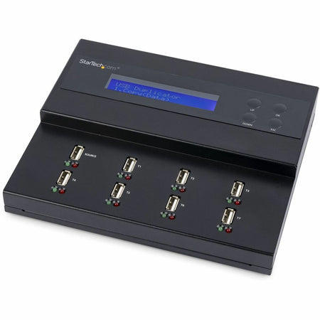 StarTech.com Standalone 1 to 7 USB Thumb Drive Duplicator/Eraser, USB Flash Drive Copier/Cloner, Sector-by-Sector Copy, Sanitizer, TAA - USBDUPE17