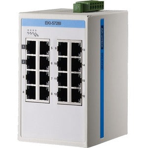 Advantech 16GE Unmanaged Ethernet Switch, ATEX/C1D2/IECEx, -40~75? - EKI-5726I-AE