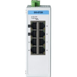 Advantech 8GE Unmanaged Ethernet Switch, ATEX/C1D2/IECEx, E-Mark, -40~75? - EKI-5728I-AE