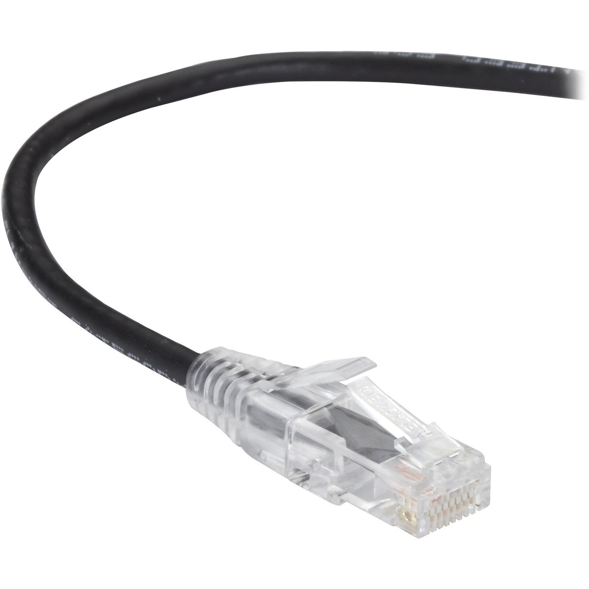 Black Box Slim-Net Cat.6a UTP Patch Network Cable - C6APC28-BK-01