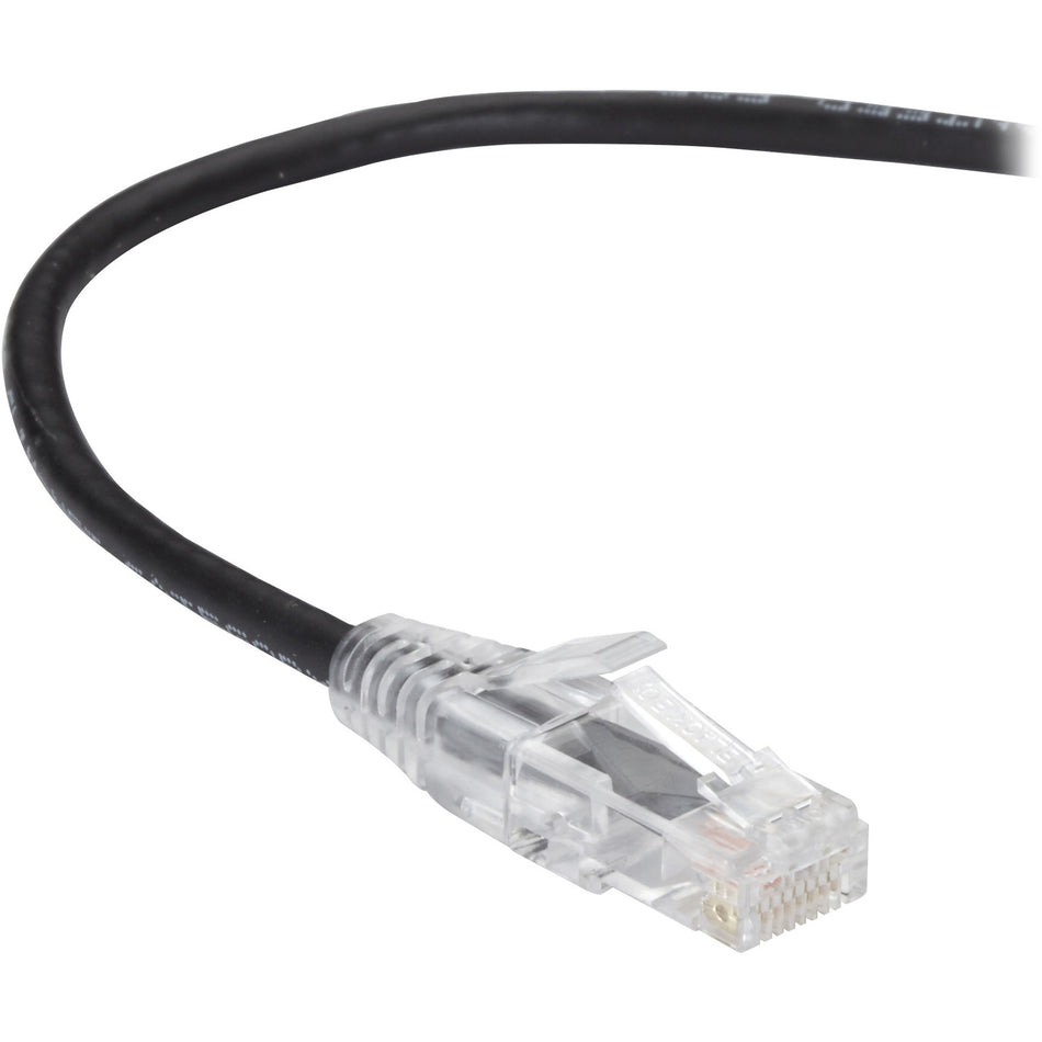 Black Box Slim-Net Cat.6a UTP Patch Network Cable - C6APC28-BK-02