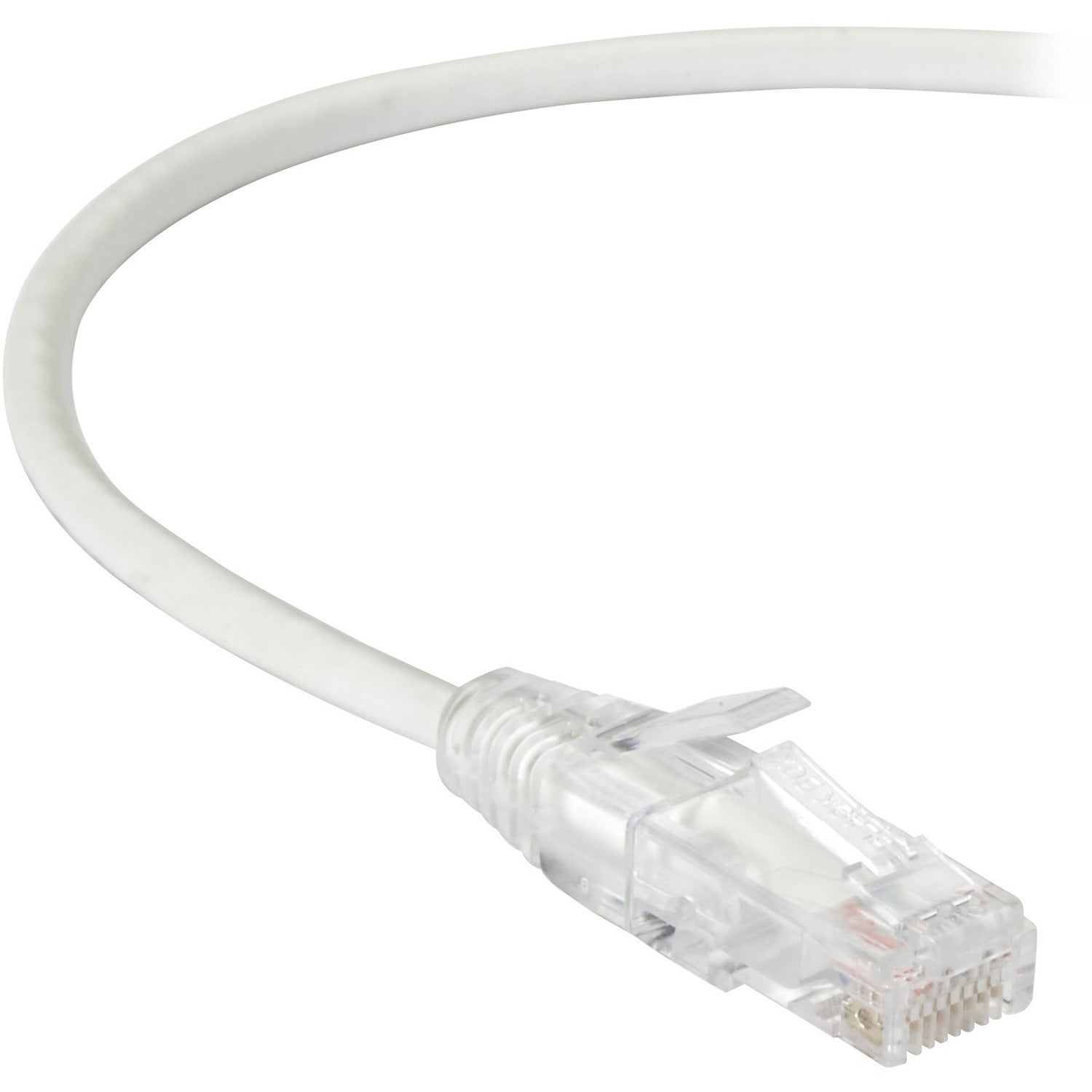 Black Box Slim-Net Cat.6a UTP Patch Network Cable - C6APC28-WH-01