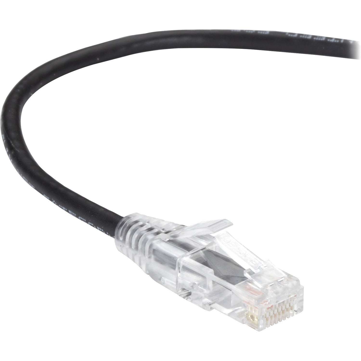 Black Box Slim-Net Cat.6 UTP Patch Network Cable - C6PC28-BK-15