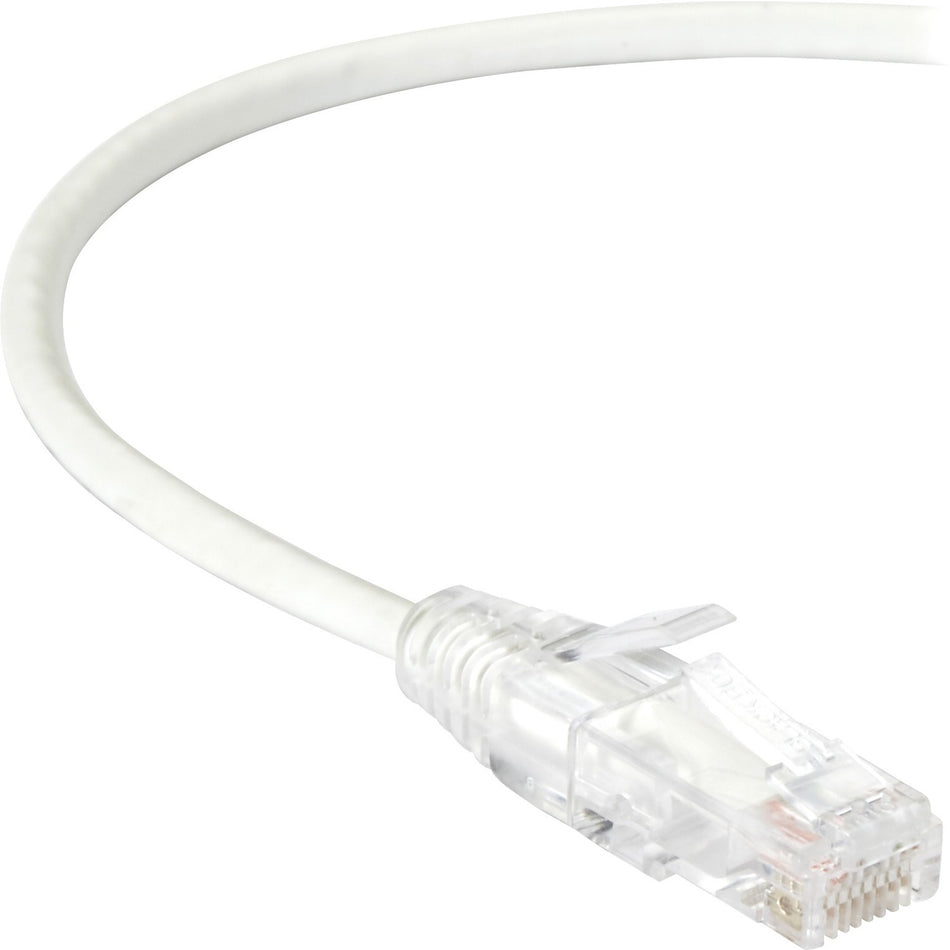 Black Box Slim-Net Cat.6 UTP Patch Network Cable - C6PC28-WH-12