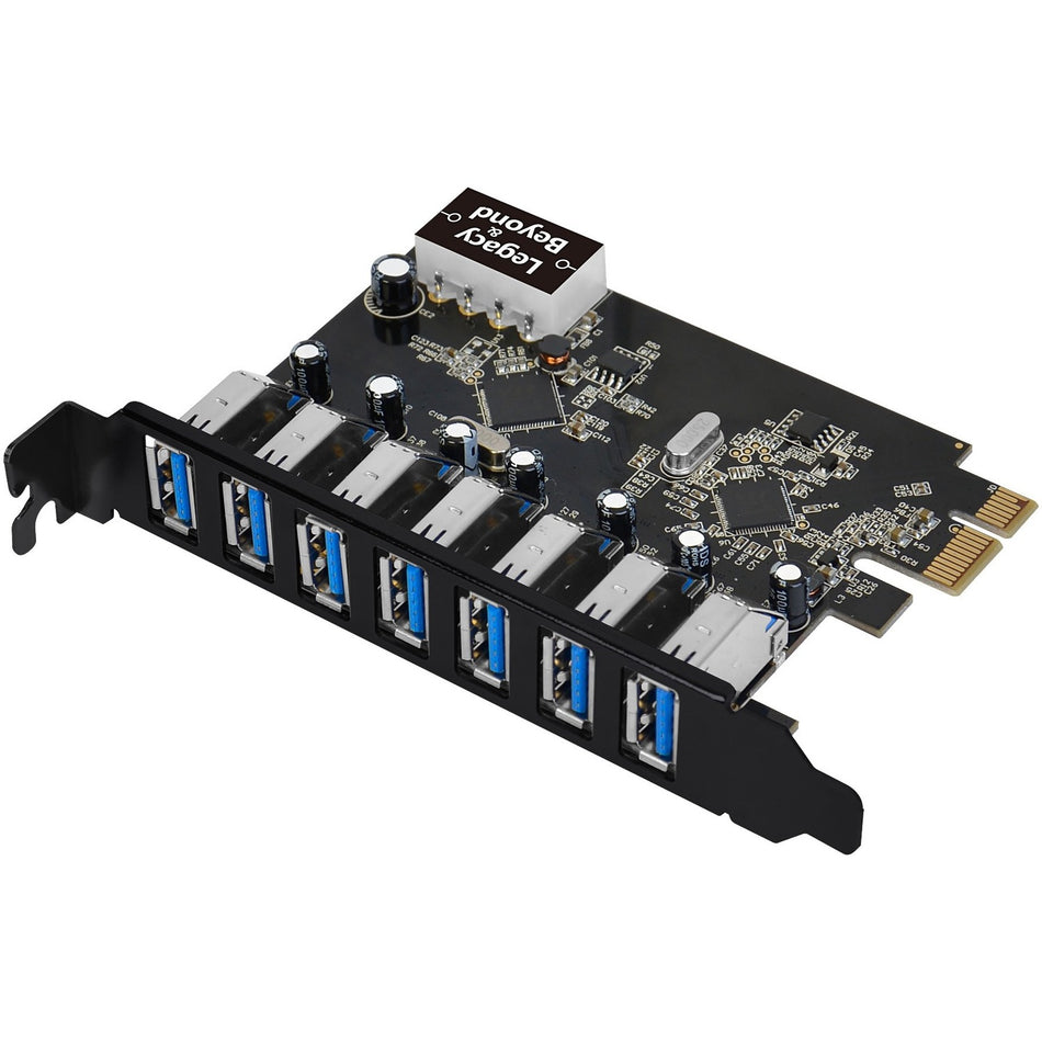 SIIG USB 3.0 7-Port Ext PCIe Host Adapter - LB-US0514-S1