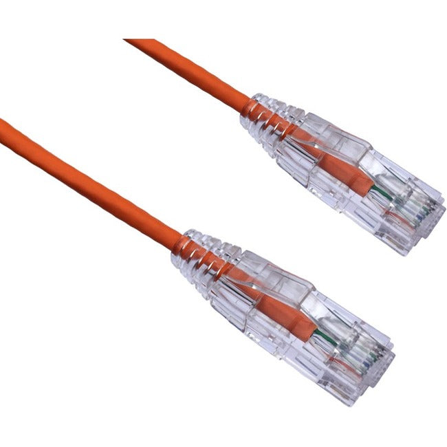 Axiom 50FT CAT6A BENDnFLEX Ultra-Thin Snagless Patch Cable 650mhz (Orange) - C6ABFSB-O50-AX