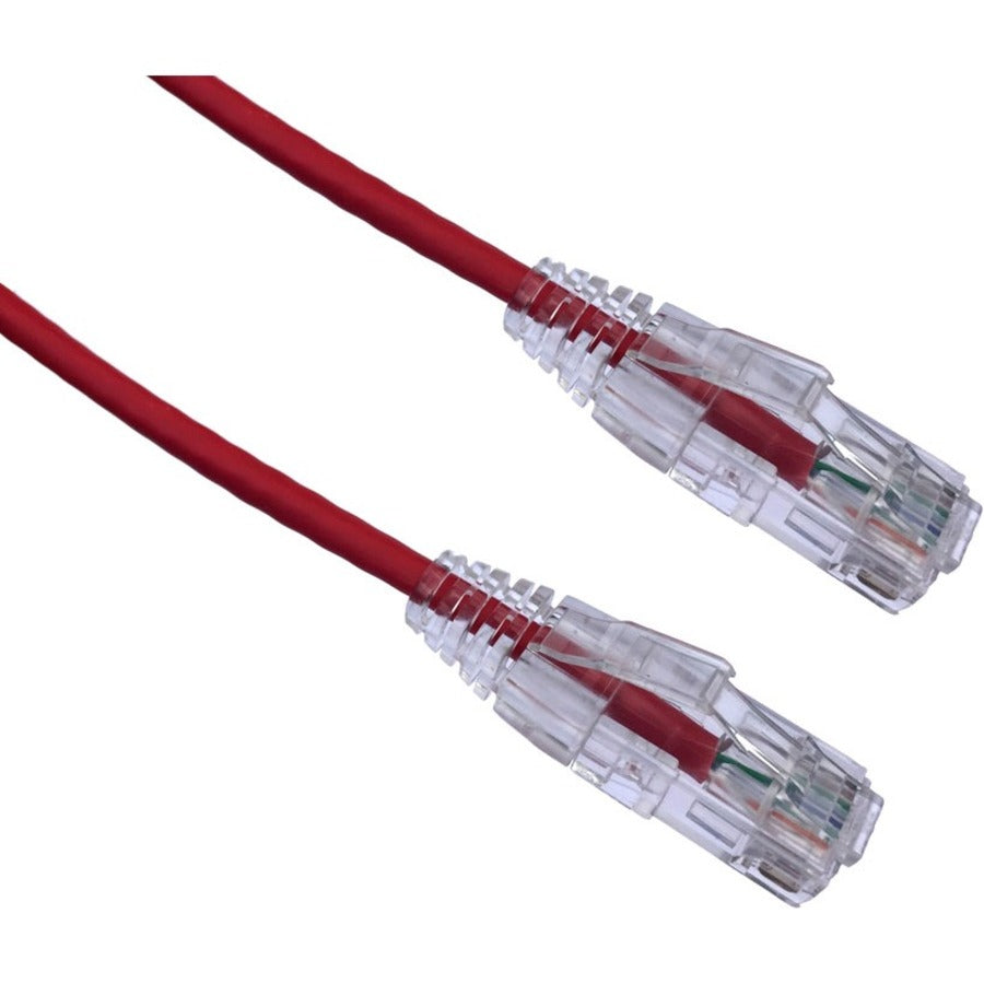 Axiom 25FT CAT6A BENDnFLEX Ultra-Thin Snagless Patch Cable 650mhz (Red) - C6ABFSB-R25-AX