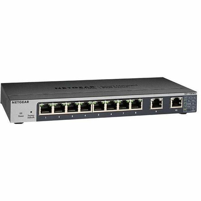 Netgear GS110EMX Ethernet Switch - GS110EMX-100NAS