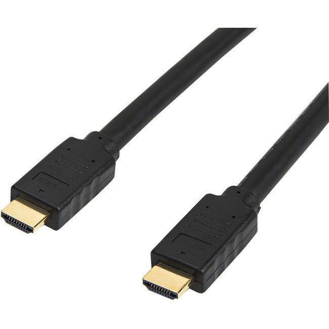 StarTech.com 50ft (15m) HDMI 2.0 Cable - 4K 60Hz UHD Active High Speed HDMI Cable - CL2 Rated for In Wall Install - Durable - HDR, 18Gbps - HD2MM15MA