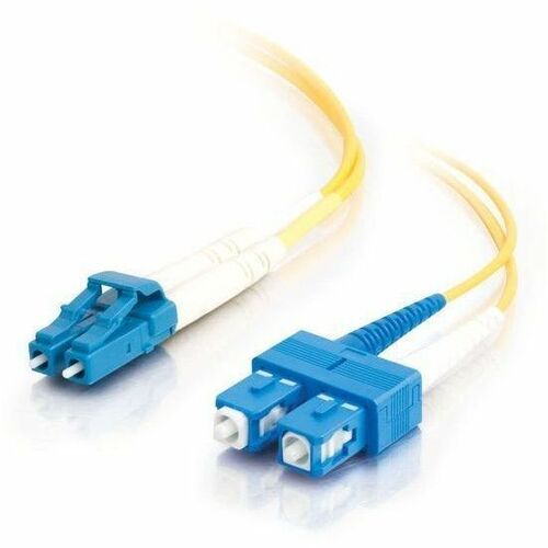 C2G 1m LC-SC 9/125 Duplex Single Mode OS2 Fiber Cable - Yellow - 3ft - 29190
