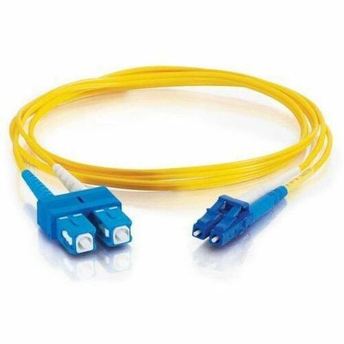 C2G 2m LC-SC 9/125 Duplex Single Mode OS2 Fiber Cable - Yellow - 6ft - 26260