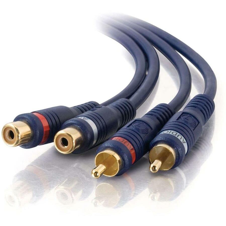 C2G 12ft Velocity RCA Stereo Audio Extension Cable - 13041