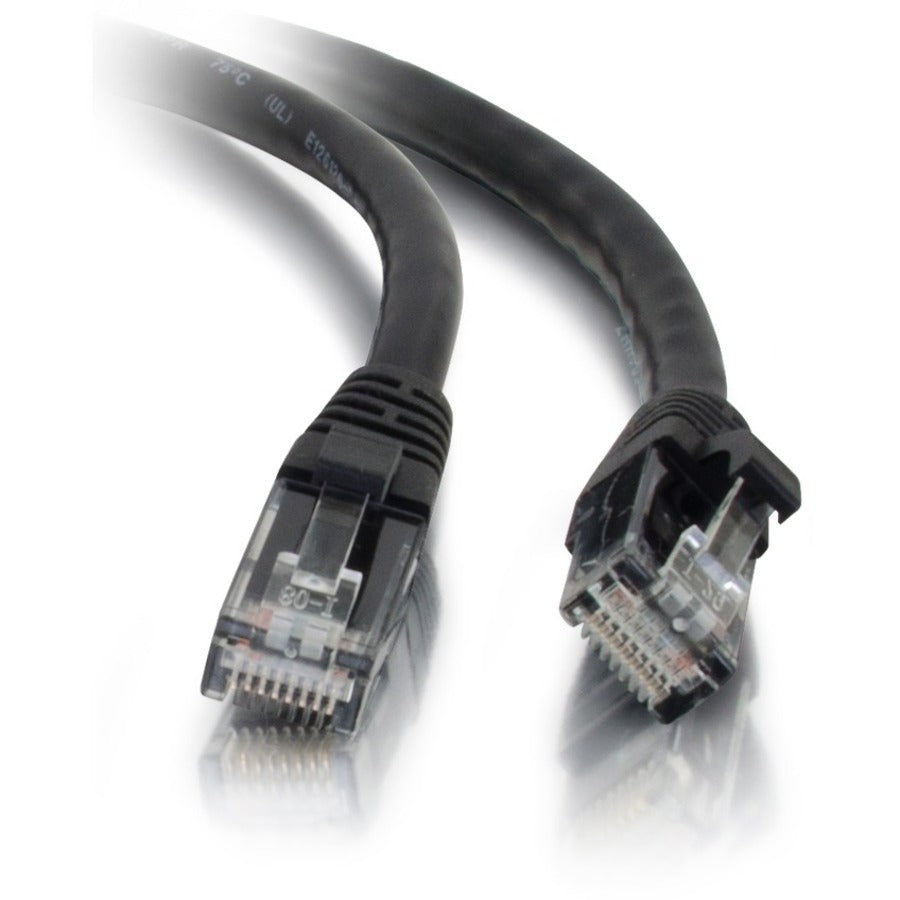 C2G 1ft Cat5e Ethernet Cable - Snagless Unshielded (UTP) - Black - 26969