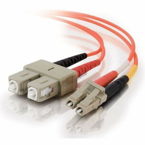 C2G 1m LC-SC 62.5/125 Duplex Multimode OM1 Fiber Cable - Orange - 3ft - 33154
