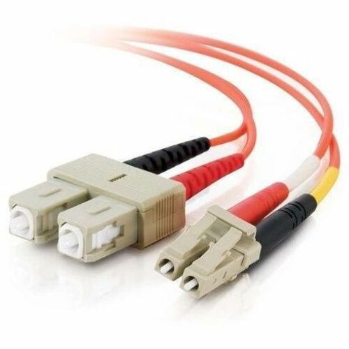 C2G 2m LC-SC 62.5/125 Duplex Multimode OM1 Fiber Cable - Orange - 6ft - 33155