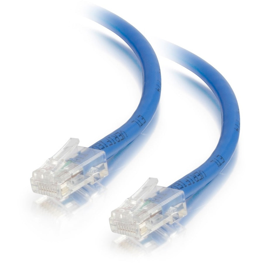 C2G 1ft Cat5e Non-Booted Unshielded Network Patch Ethernet Cable - Blue - 25462