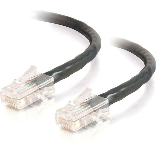 C2G-7ft Cat5e Non-Booted Crossover Unshielded (UTP) Network Patch Cable - Black - 24508