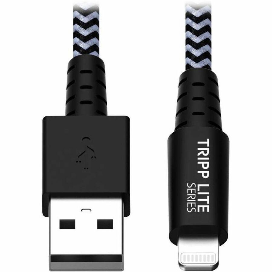 Eaton Tripp Lite Series Heavy-Duty USB-A to Lightning Sync/Charge Cable, MFi Certified - M/M, USB 2.0, 6 ft. (1.83 m) - M100-006-HD
