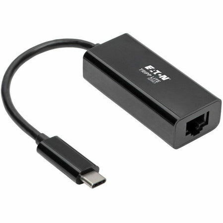 Tripp Lite by Eaton USB C to Gigabit Ethernet Adapter USB Type C to Gbe 10/100/1000 Thunderbolt 3 Compatible Black - U436-06N-GB