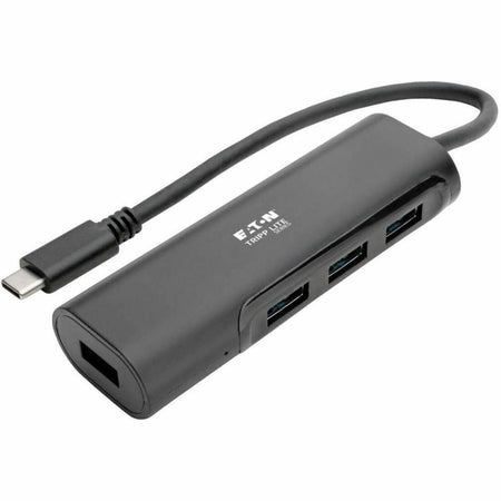 Eaton Tripp Lite Series 4-Port USB-C Hub, USB 3.x (5Gbps), 4x USB-A Ports, Black - U460-004-4AB