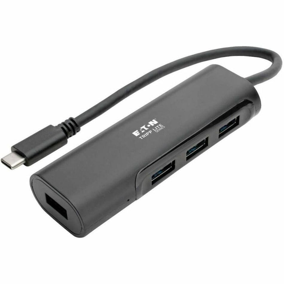 Eaton Tripp Lite Series 4-Port USB-C Hub, USB 3.x (5Gbps), 4x USB-A Ports, Black - U460-004-4AB