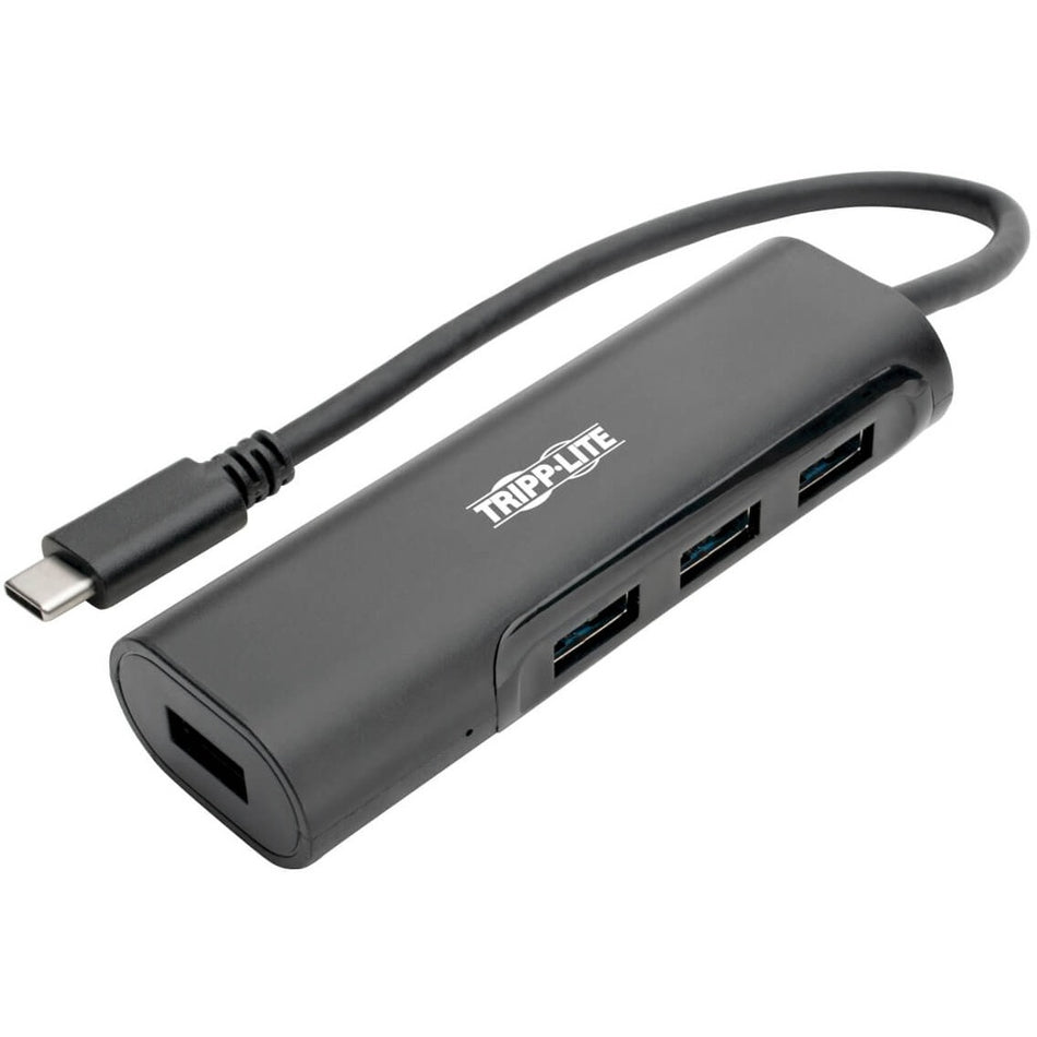 Tripp Lite by Eaton USB C Hub 4-Port w/ 4x USB-A Portable Compact USB Type C, USB-C USB Type C - U460-004-4AB