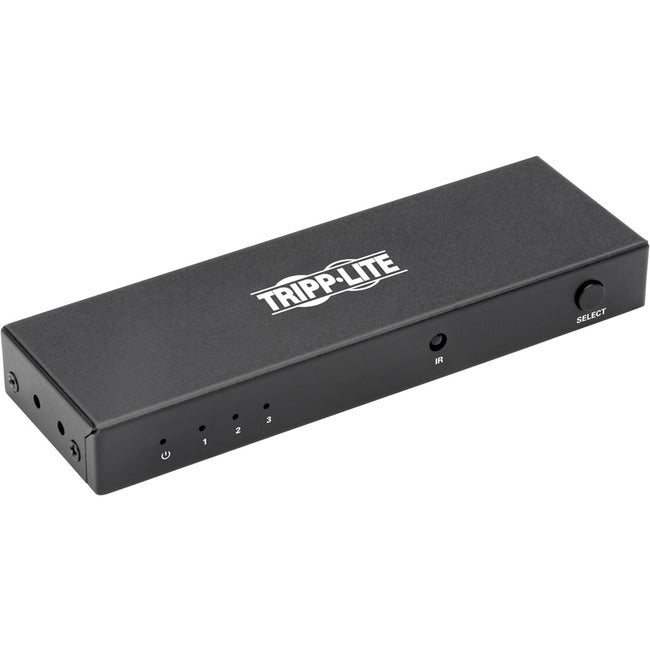 Tripp Lite by Eaton 3-Port HDMI Switch with Remote Control - 4K @ 60 Hz (HDMI F/3xF), 3D, HDCP 2.2, EDID - B119-003-UHD