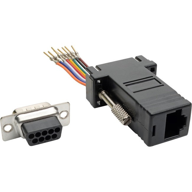 Tripp Lite by Eaton DB9 to RJ45 Modular Serial Adapter (M/F), RS-232, RS-422, RS-485 - P440-89FM