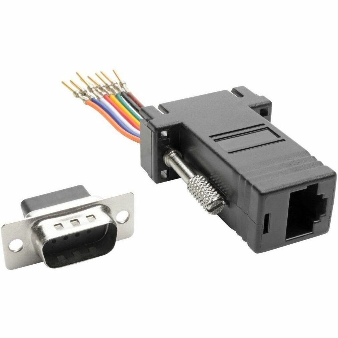 Eaton Tripp Lite Series DB9 to RJ45 Modular Serial Adapter (M/F), RS-232, RS-422, RS-485 - P440-89FM