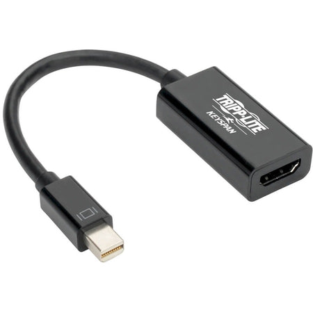 Tripp Lite by Eaton Keyspan Mini DisplayPort to HDMI Active Adapter/Video Converter (M/F) - 4K 60 Hz DP 1.2 HDCP 2.2 Black 6 in. - P137-06N-HD4K6B