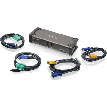 IOGEAR MiniView GCS1742 2-Port Dual View KVM Switch - GCS1742