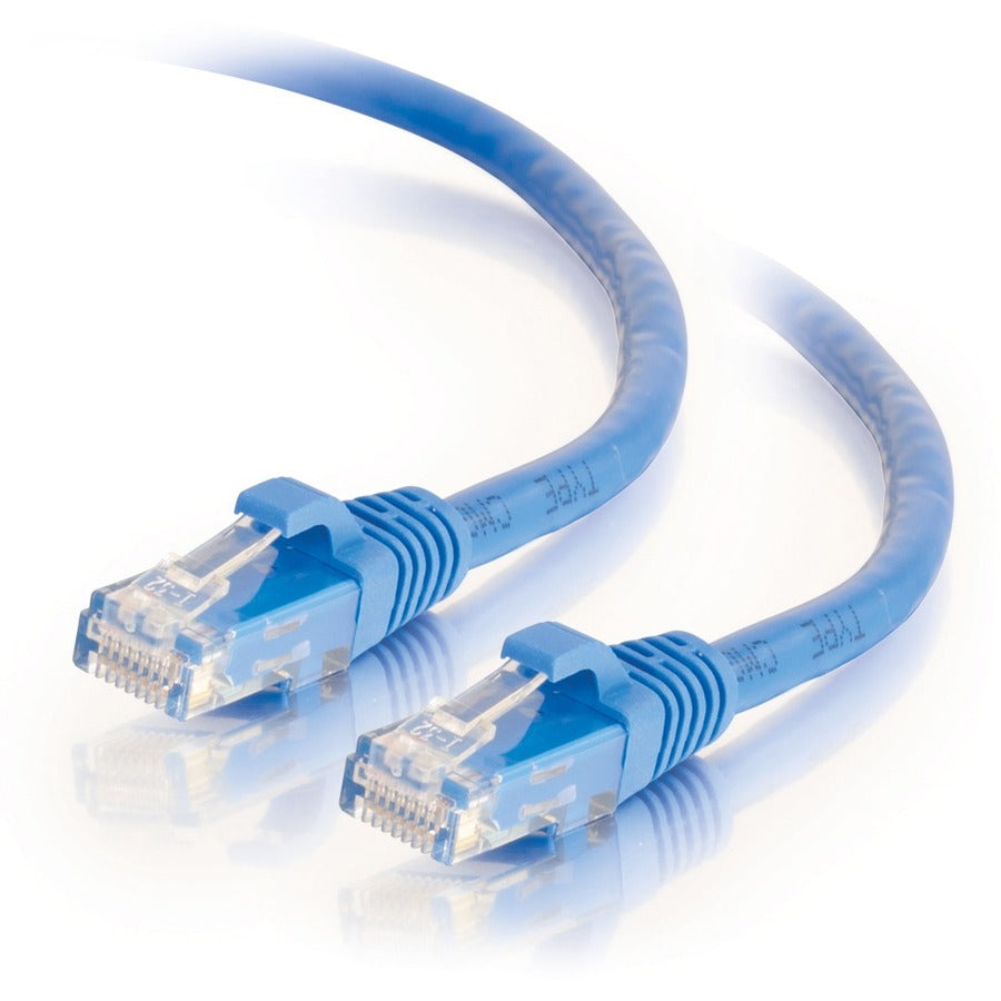 C2G 1ft Cat6 Cable - Snagless Unshielded (UTP) Ethernet Cable - Network Patch Cable - PoE - Blue - 27140