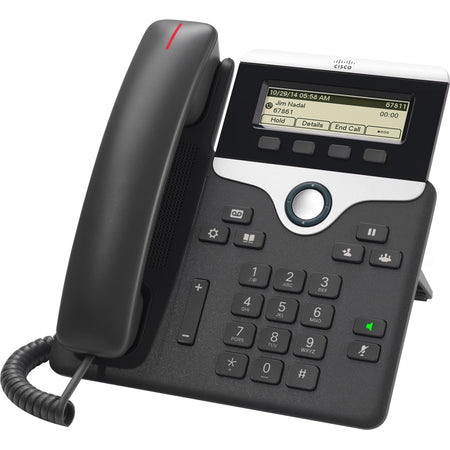 Cisco 7811 IP Phone - Refurbished - Corded - Corded - Wall Mountable, Desktop - Charcoal - CP-7811-3PCC-K9-RF