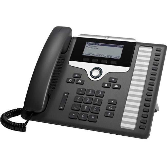 Cisco 7861 IP Phone - Refurbished - Corded - Wall Mountable, Desktop - Charcoal - CP-7861-3PCC-K9-RF