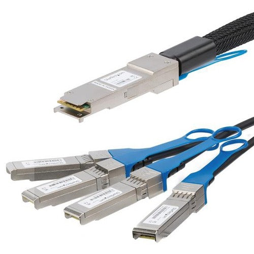 StarTech.com Cisco QSFP-4SFP10G-CU5M Compatible 5m 1x QSFP+ to 4x SFP+ Direct Attach Breakout Cable - 40GbE - QSFP+ Copper DAC 40Gbps Low Power Passive Twinax - QSFP4SFP10C5