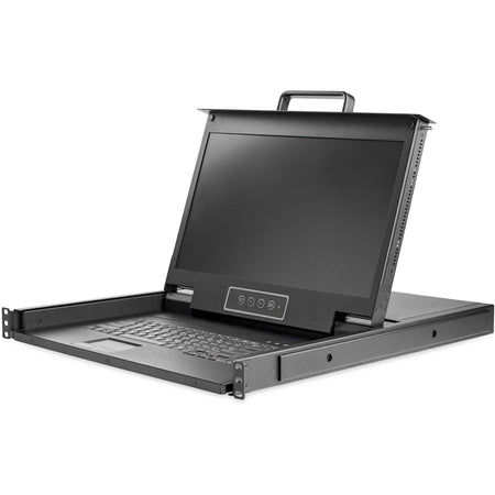 StarTech.com Rackmount KVM Console HD 1080p - Single Port VGA KVM w/17" LCD Monitor - 1U LCD KVM Server Rack Drawer w/Cables - USB Support - RKCONS17HD