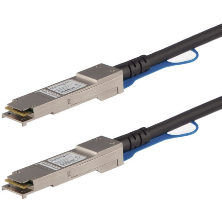 StarTech.com 0.5m QSFP+ to QSFP+ Direct Attach Cable for Juniper EX-QSFP-40GE-DAC-50CM - 40GbE - QSFP+ Copper DAC 40 Gbps - EXQSFP4050CM