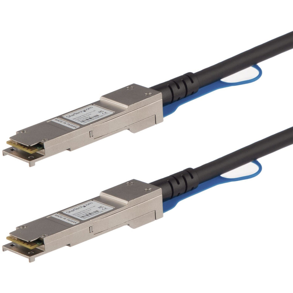 StarTech.com 1m 40G QSFP+ to QSFP+ Direct Attach Cable for HPE JG326A 40GbE QSFP+ Copper DAC 40 Gbps Low Power Active Twinax - JG326AST