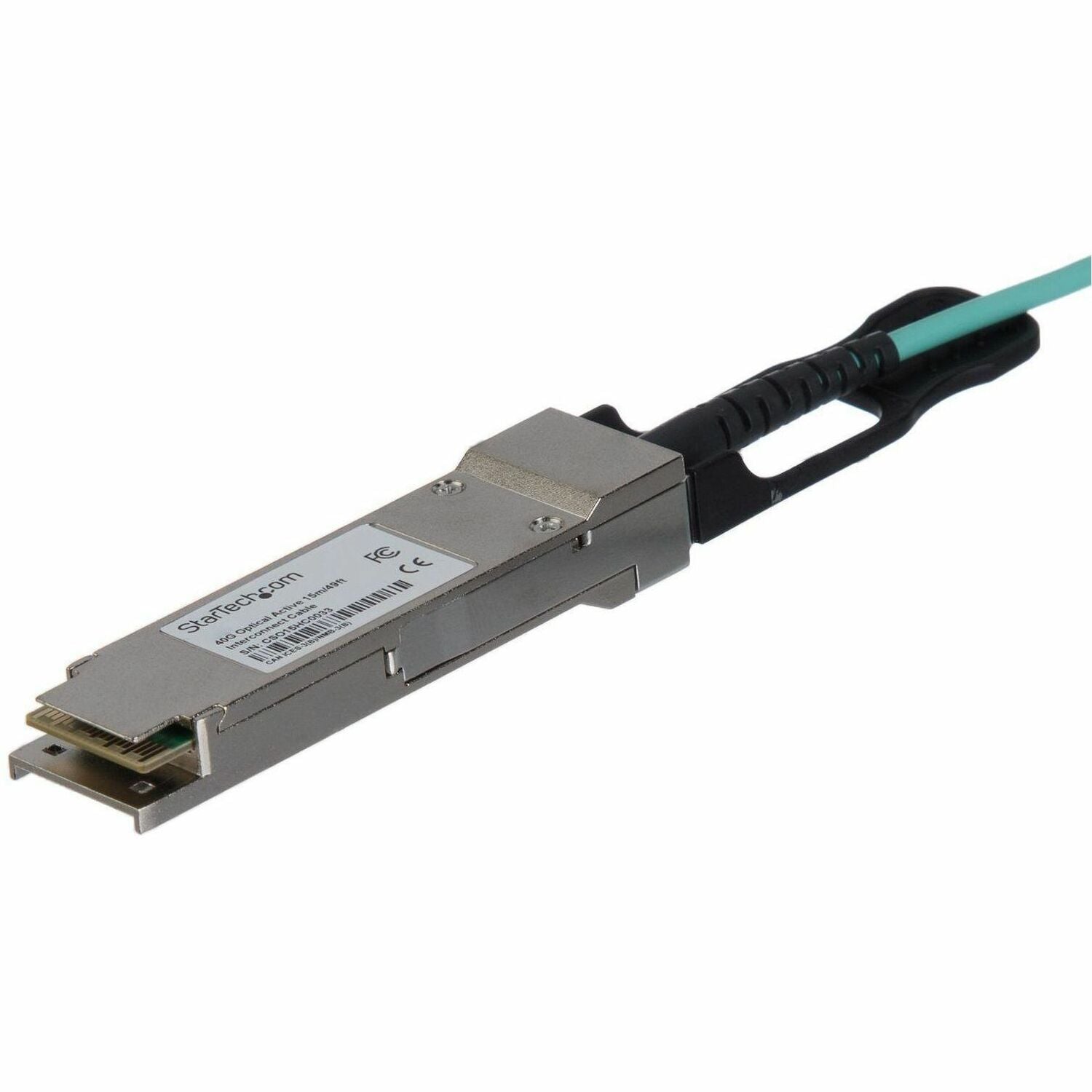 StarTech.com MSA Uncoded 15m 40G QSFP+ to SFP AOC Cable - 40 GbE QSFP+ Active Optical Fiber - 40 Gbps QSFP Plus Cable 49.2' - QSFP40GAO15M