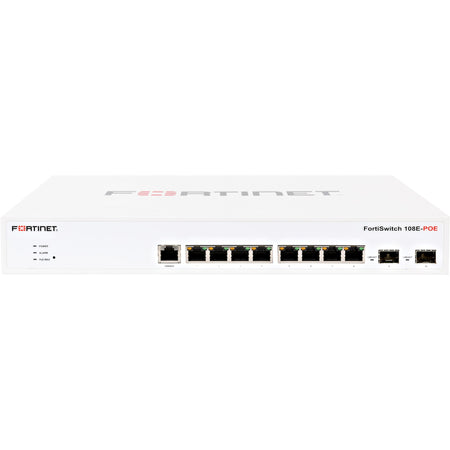 Fortinet FortiSwitch 108E-POE Ethernet Switch - FS-108E-POE