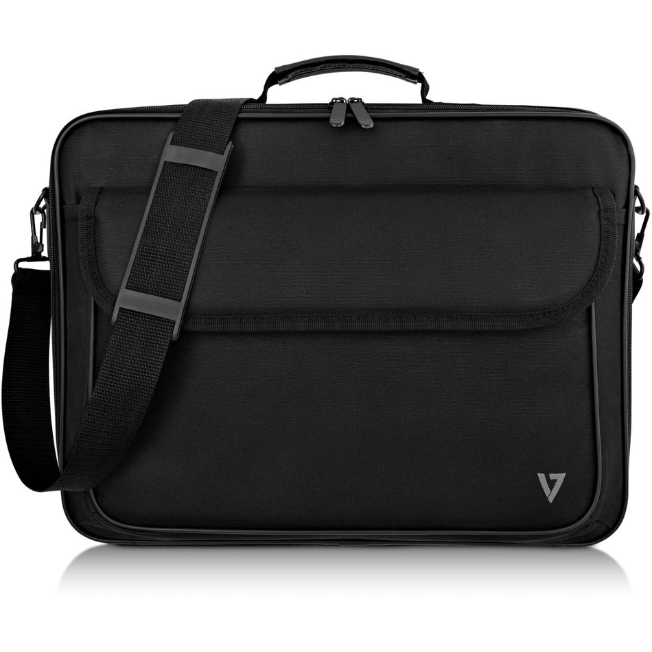 V7 Essential CCK16-BLK-3N Carrying Case (Briefcase) for 16.1" Notebook - Black - CCK16-BLK-3N