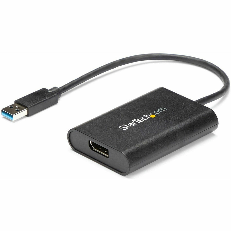 StarTech.com USB 3.0 to DisplayPort Adapter, USB DP Monitor Converter for Windows, 4K (no support for macOS/ChromeOS/Linux) - TAA - USB32DPES2