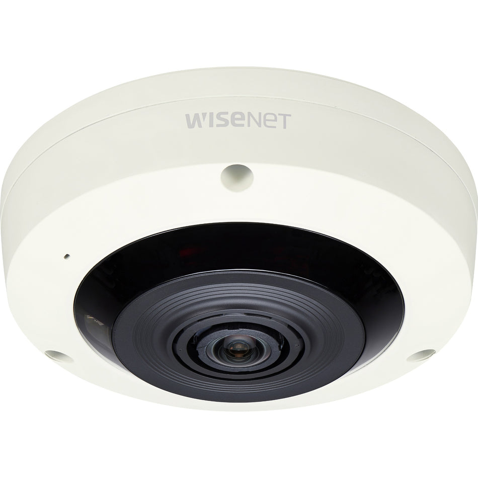 Wisenet XNF-8010R 6 Megapixel Indoor Network Camera - Fisheye - Ivory - XNF-8010R