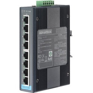 Advantech 8-port Industrial Unmanaged GbE Switch W/T - EKI-2728I-CE