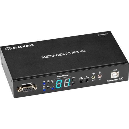Black Box MediaCento IPX 4K Transmitter - HDMI, USB, Serial, IR, Audio - VX-HDMI-4KIP-TX
