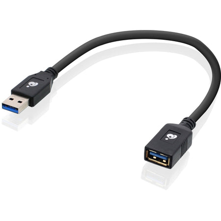IOGEAR USB 3.0 Extension Cable Male to Female 12 Inch - G2LU3AMF